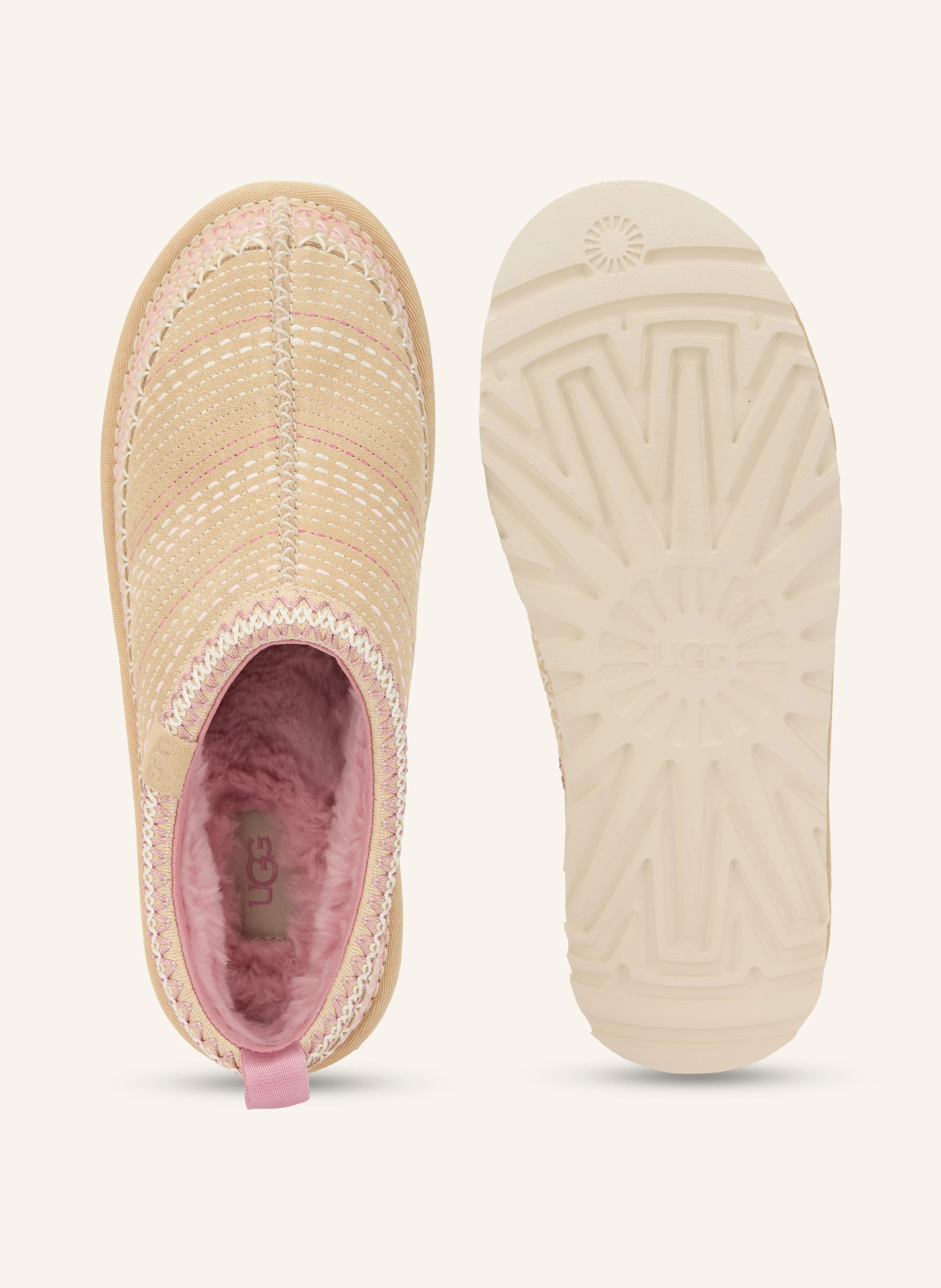 UGG Pantoletten TASMAN MEADOW – ALTROSA / CAMEL / CREME