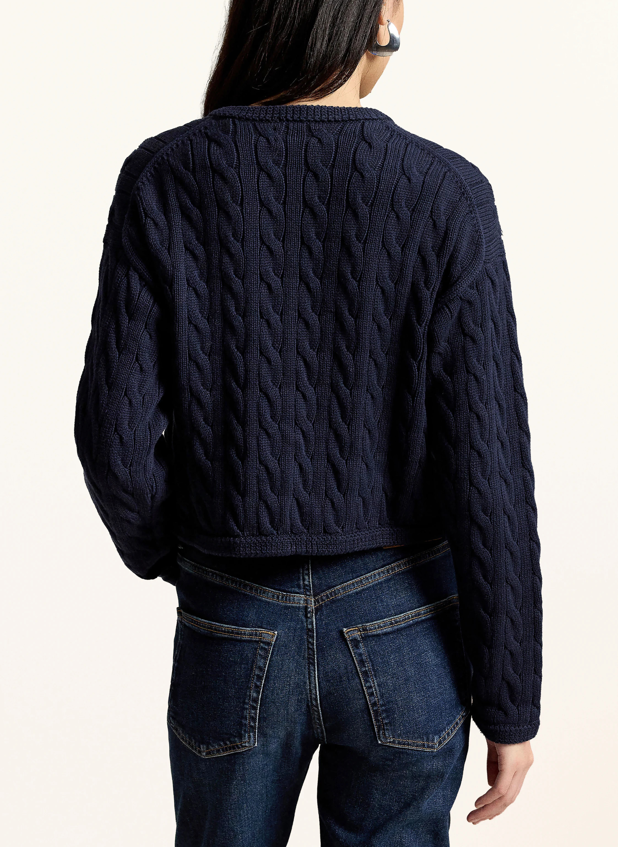 POLO RALPH LAUREN Strickjacke – DUNKELBLAU