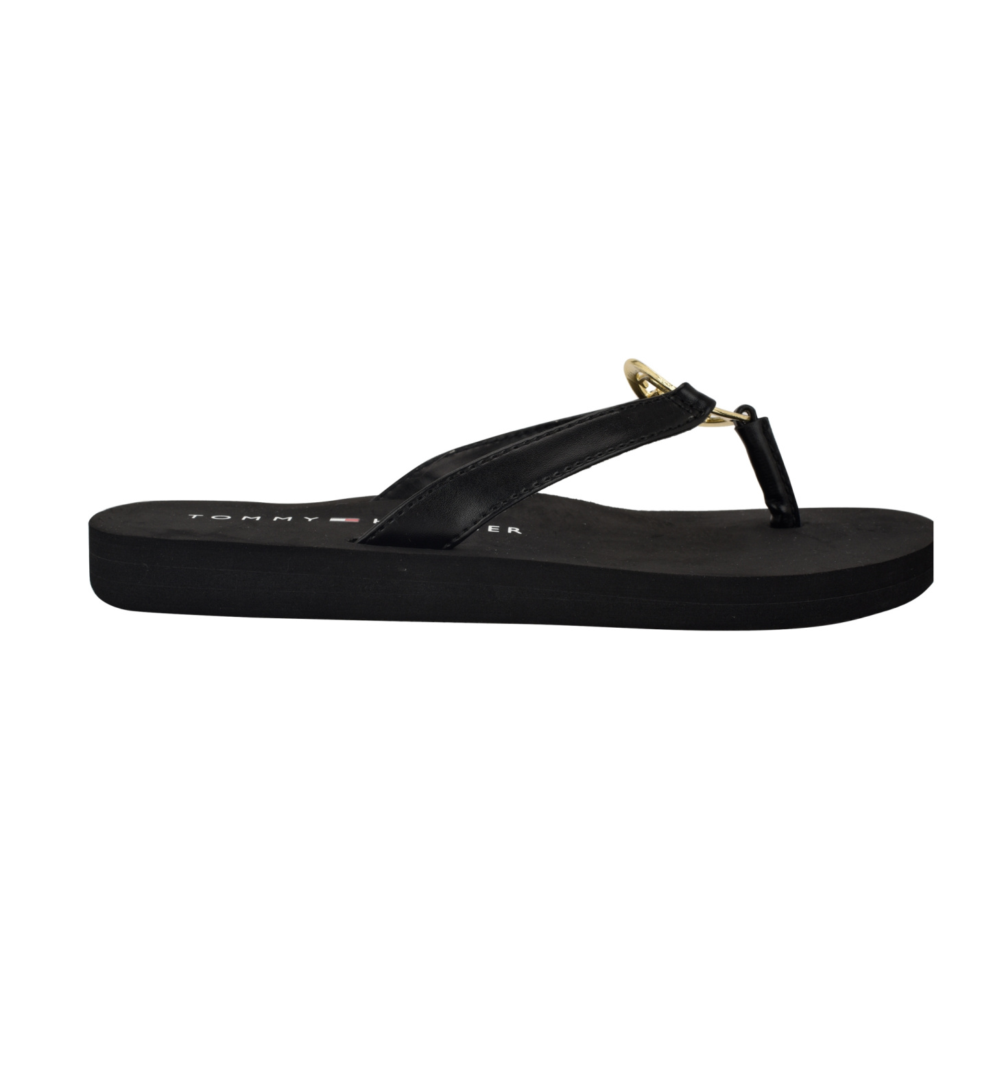 Tommy Hilfiger Women's Crelina Logo Flip Flop Sandals - Black