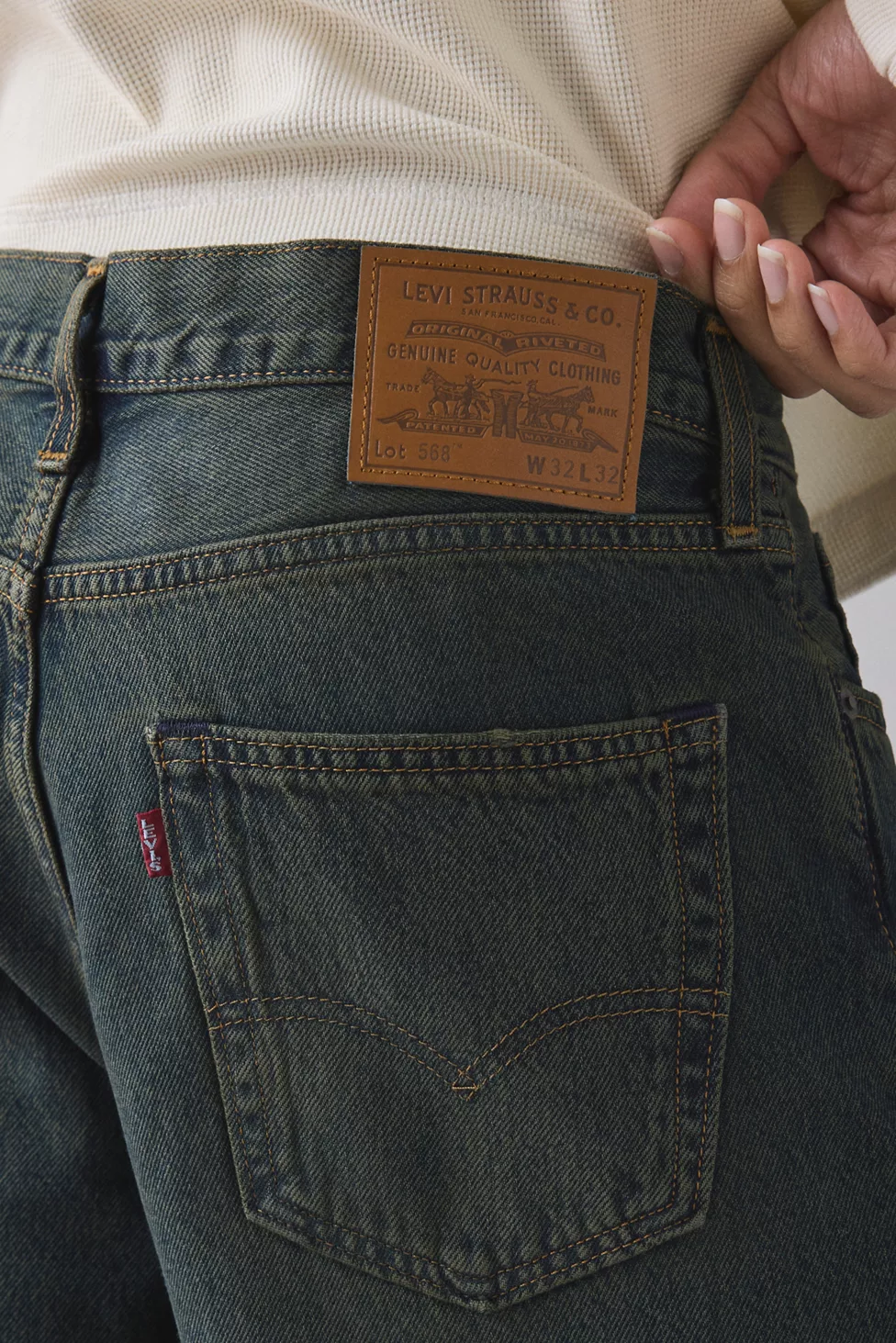 Levi’s® 568 Stay Loose Straight Jeans - Brown