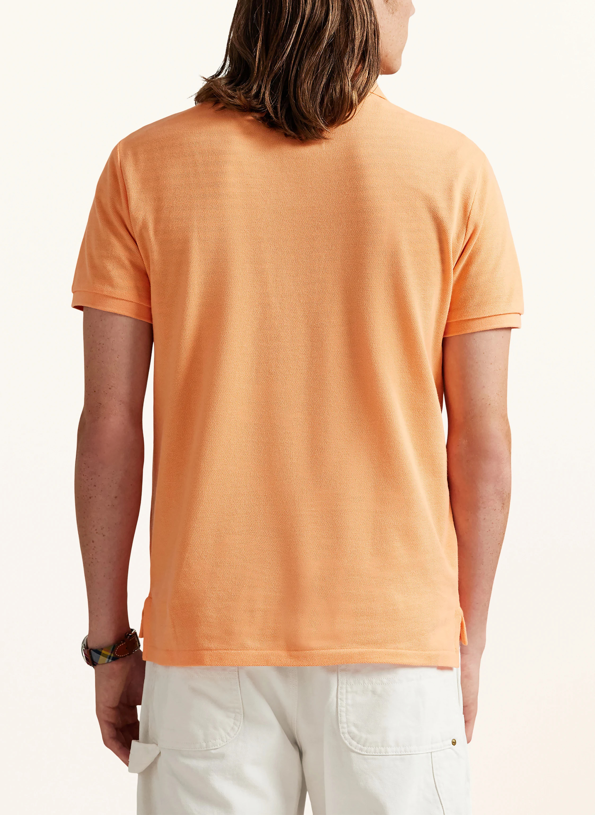 POLO RALPH LAUREN Piqué-Poloshirt Custom Slim Fit – ORANGE (2)