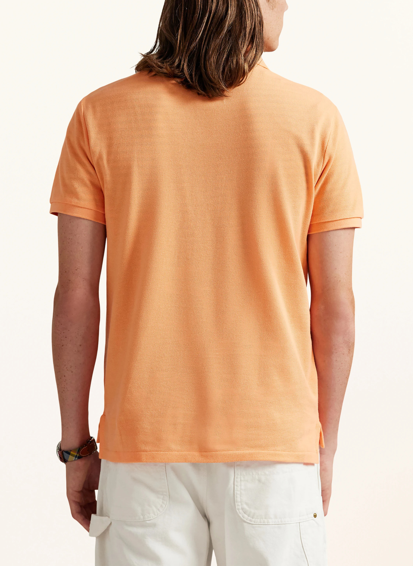 POLO RALPH LAUREN Piqué-Poloshirt Custom Slim Fit – ORANGE (2)