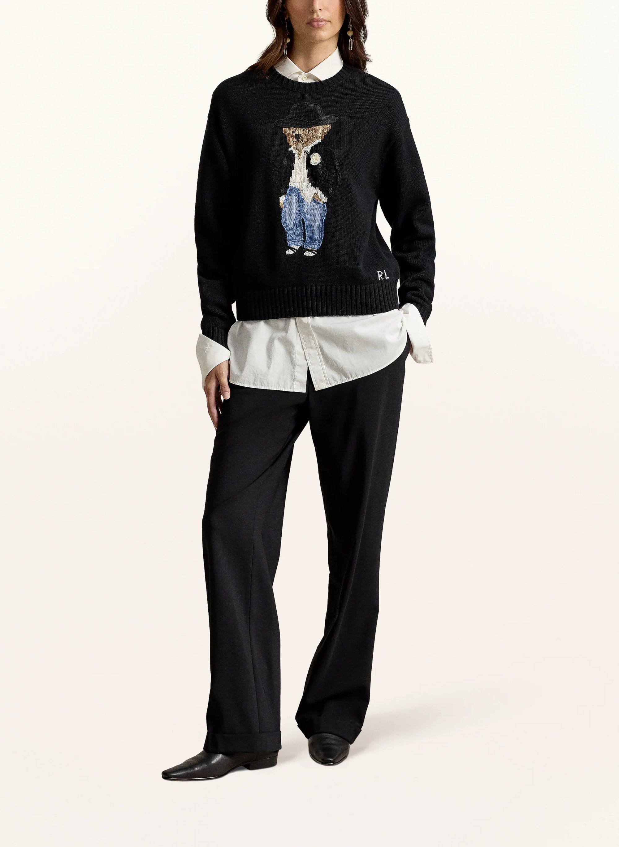 POLO RALPH LAUREN Pullover – SCHWARZ