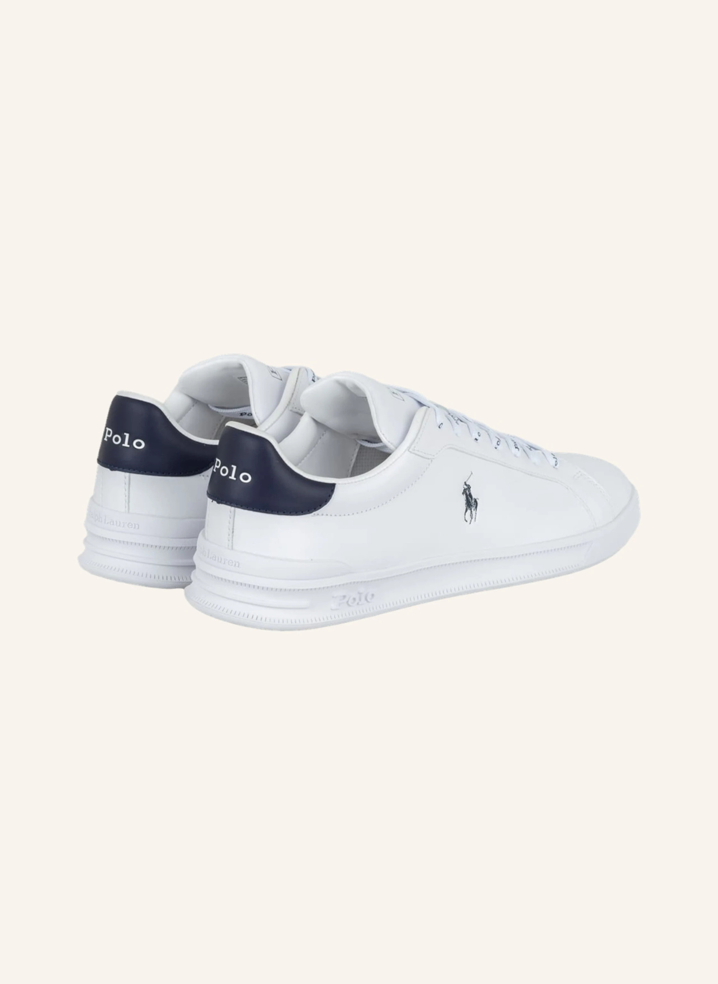 POLO RALPH LAUREN Sneaker – WEISS / DUNKELBLAU