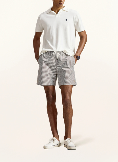 POLO RALPH LAUREN Badeshorts – BRAUN / WEISS
