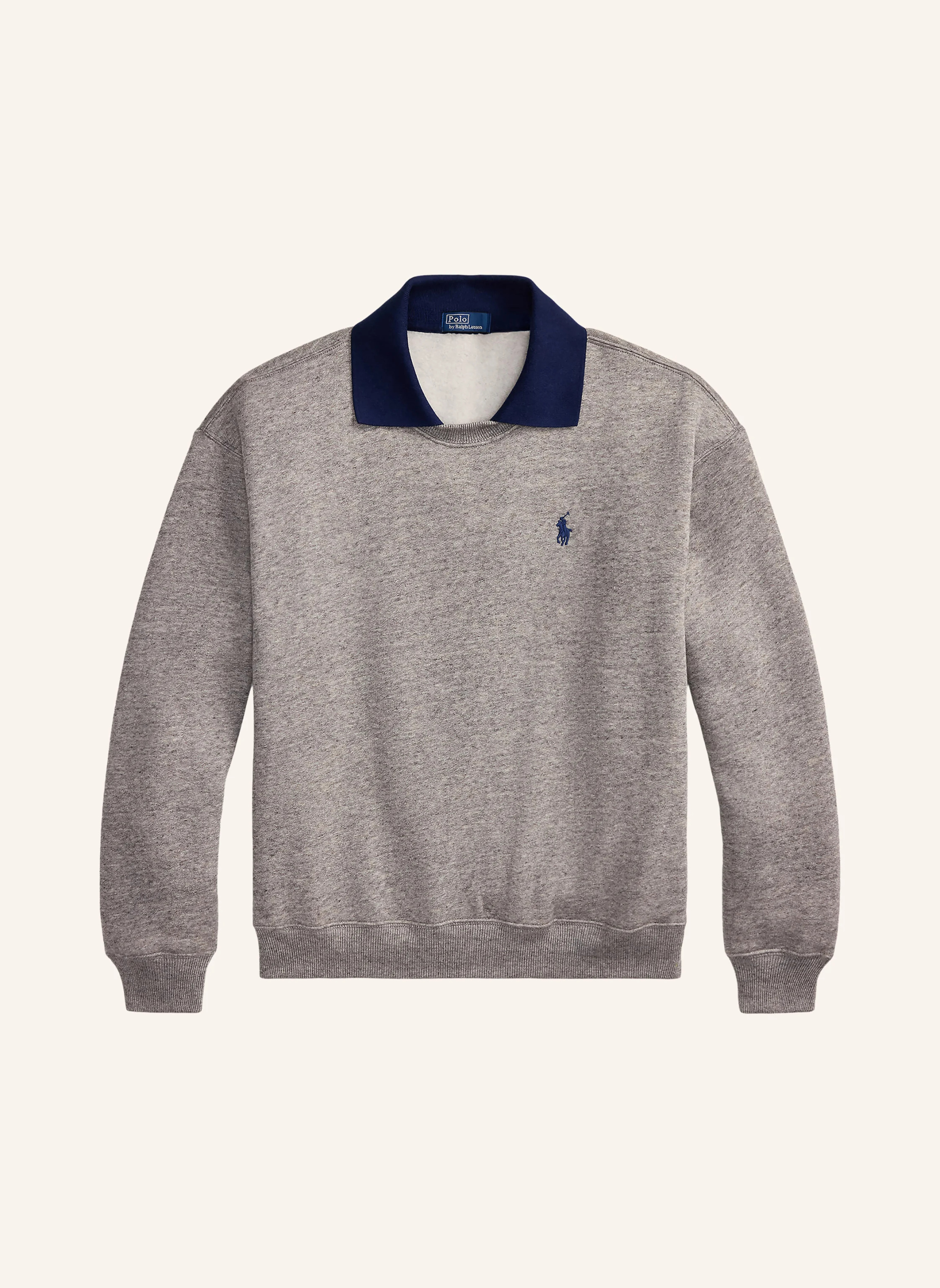 POLO RALPH LAUREN Sweatshirt – GRAU / DUNKELBLAU