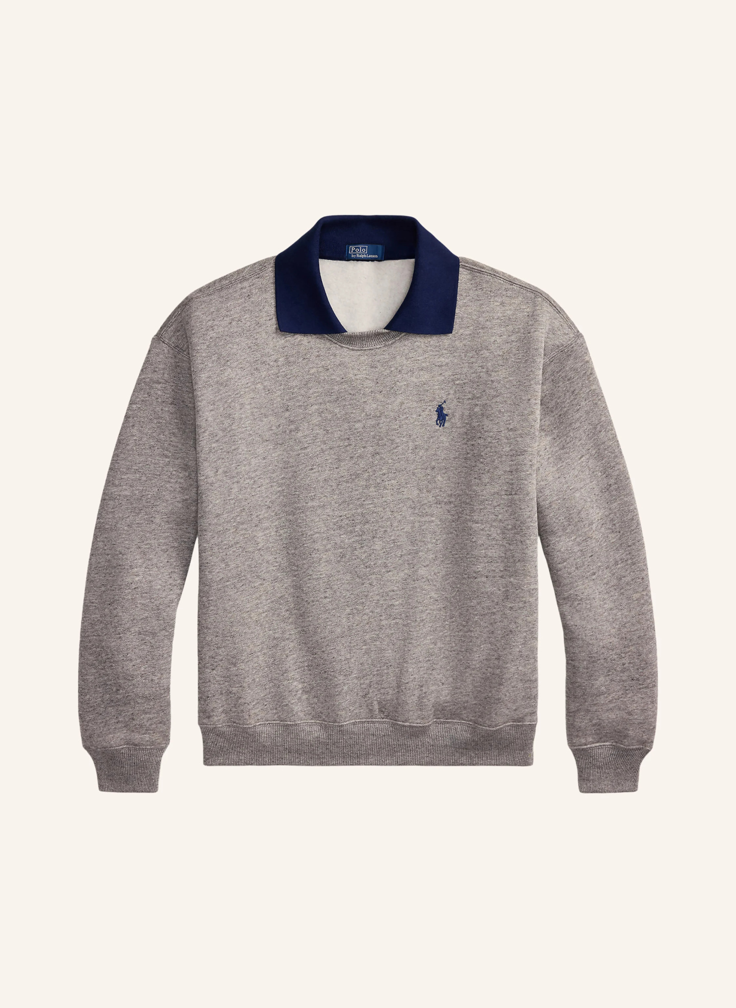 POLO RALPH LAUREN Sweatshirt – GRAU / DUNKELBLAU