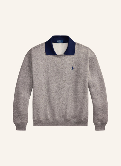 POLO RALPH LAUREN Sweatshirt – GRAU / DUNKELBLAU