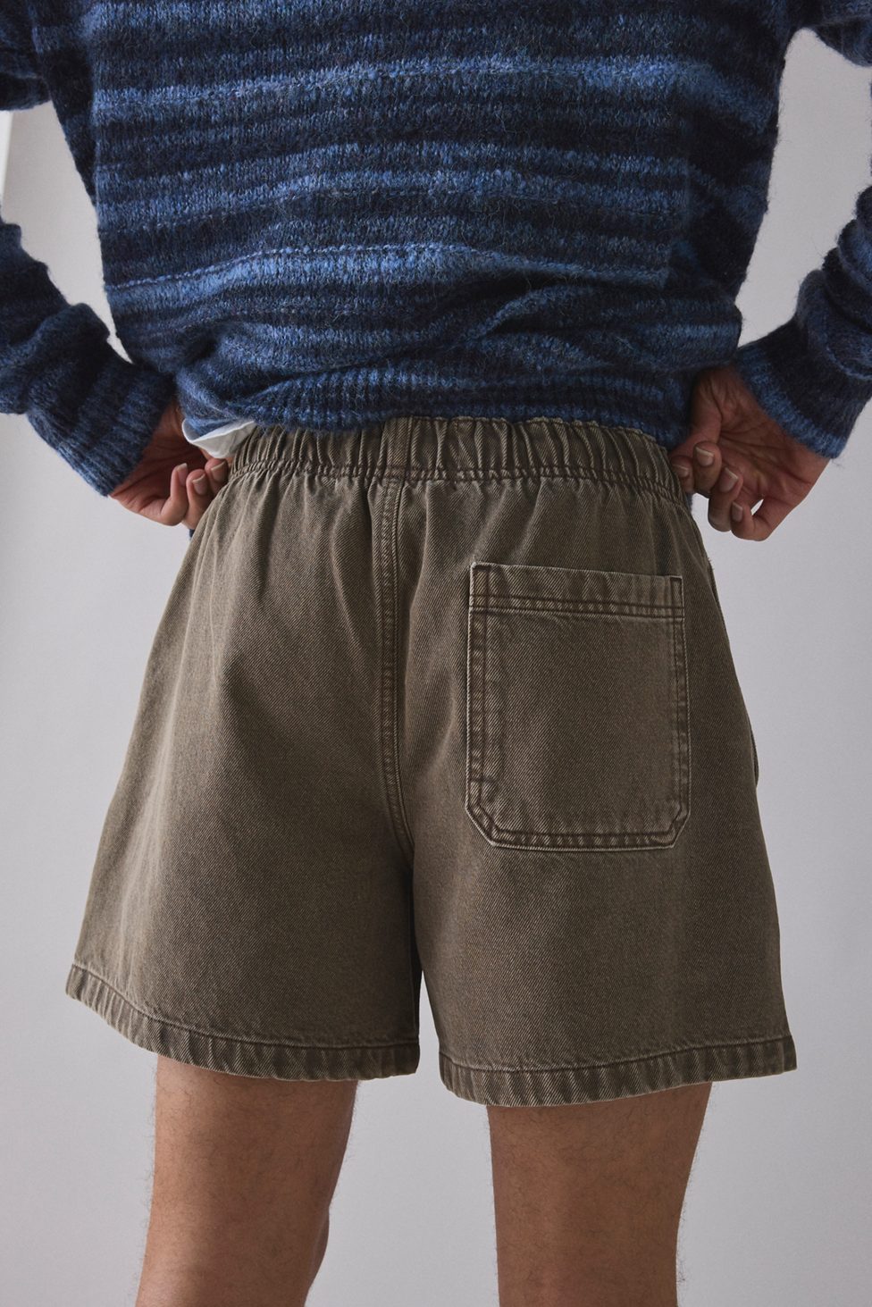 BDG Denim Volley Shorts - Teak Wash