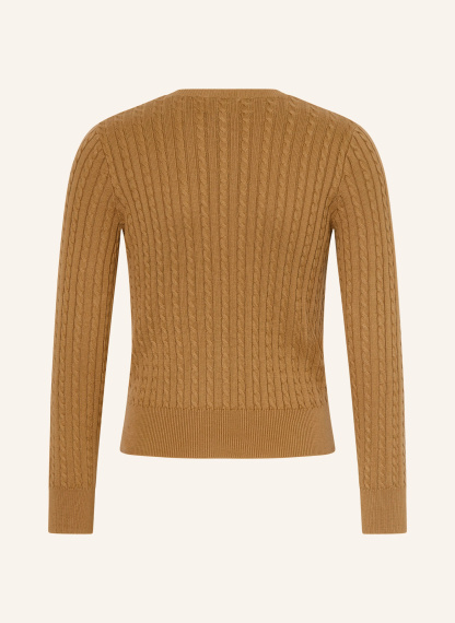 POLO RALPH LAUREN Strickjacke – HELLBRAUN