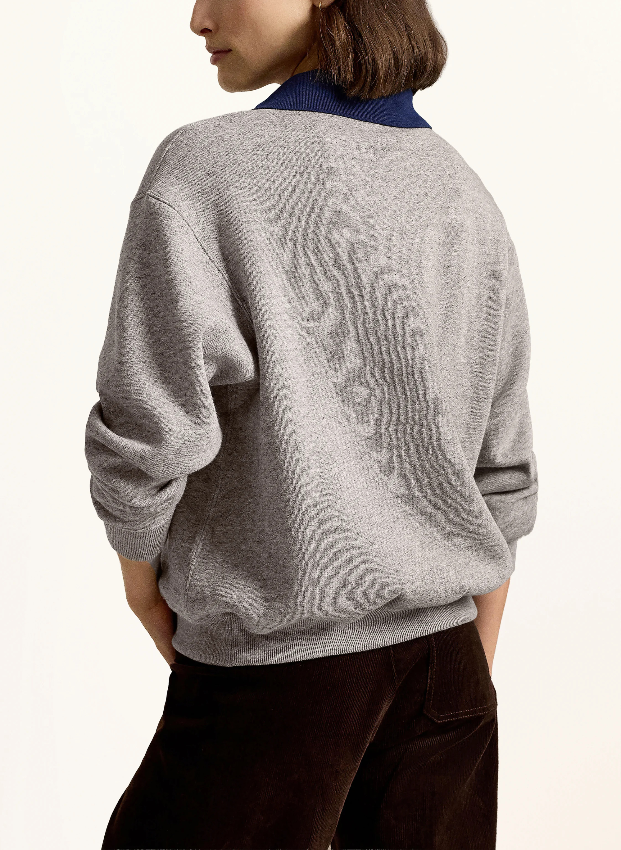 POLO RALPH LAUREN Sweatshirt – GRAU / DUNKELBLAU