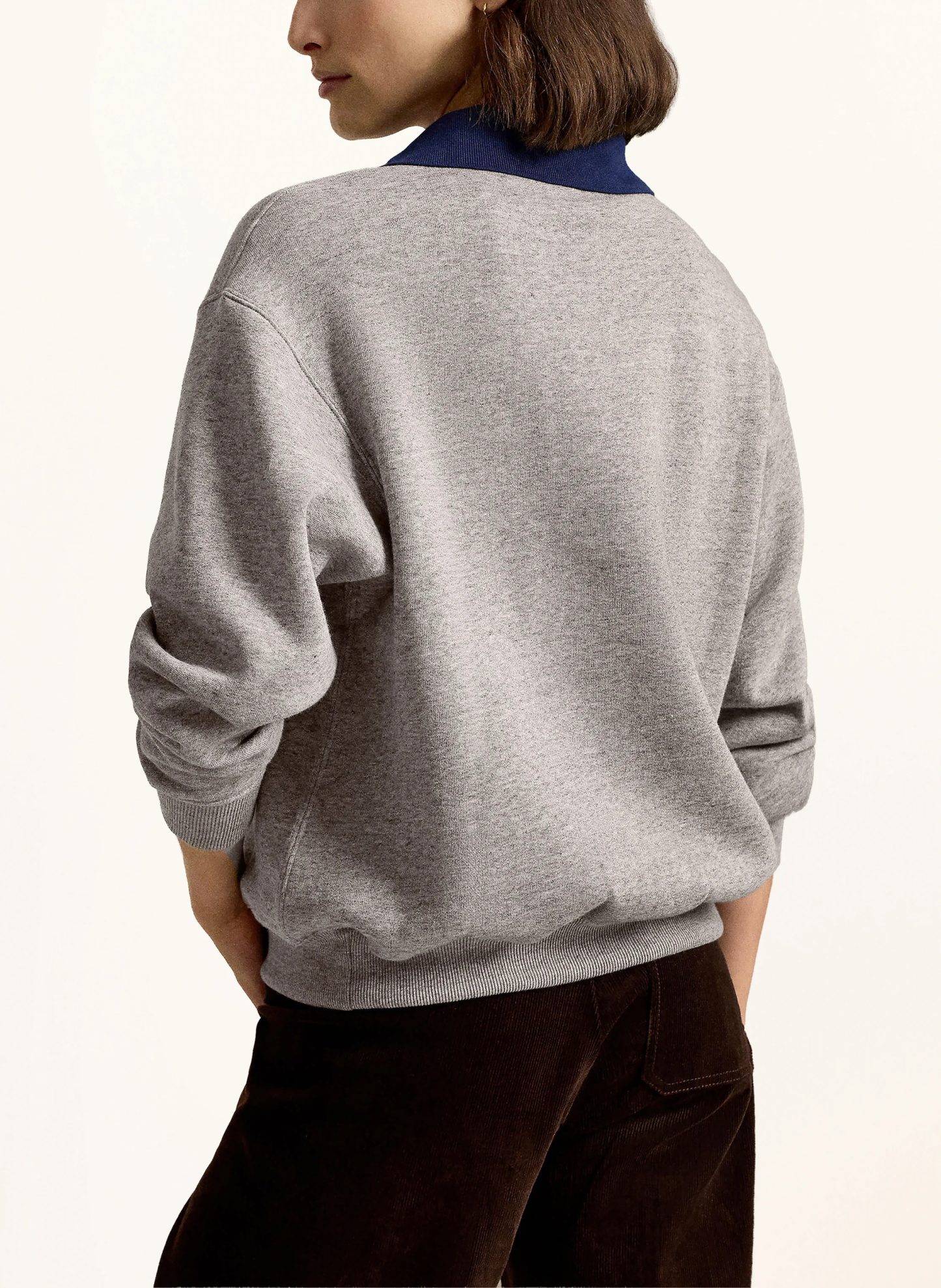 POLO RALPH LAUREN Sweatshirt – GRAU / DUNKELBLAU