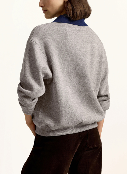 POLO RALPH LAUREN Sweatshirt – GRAU / DUNKELBLAU