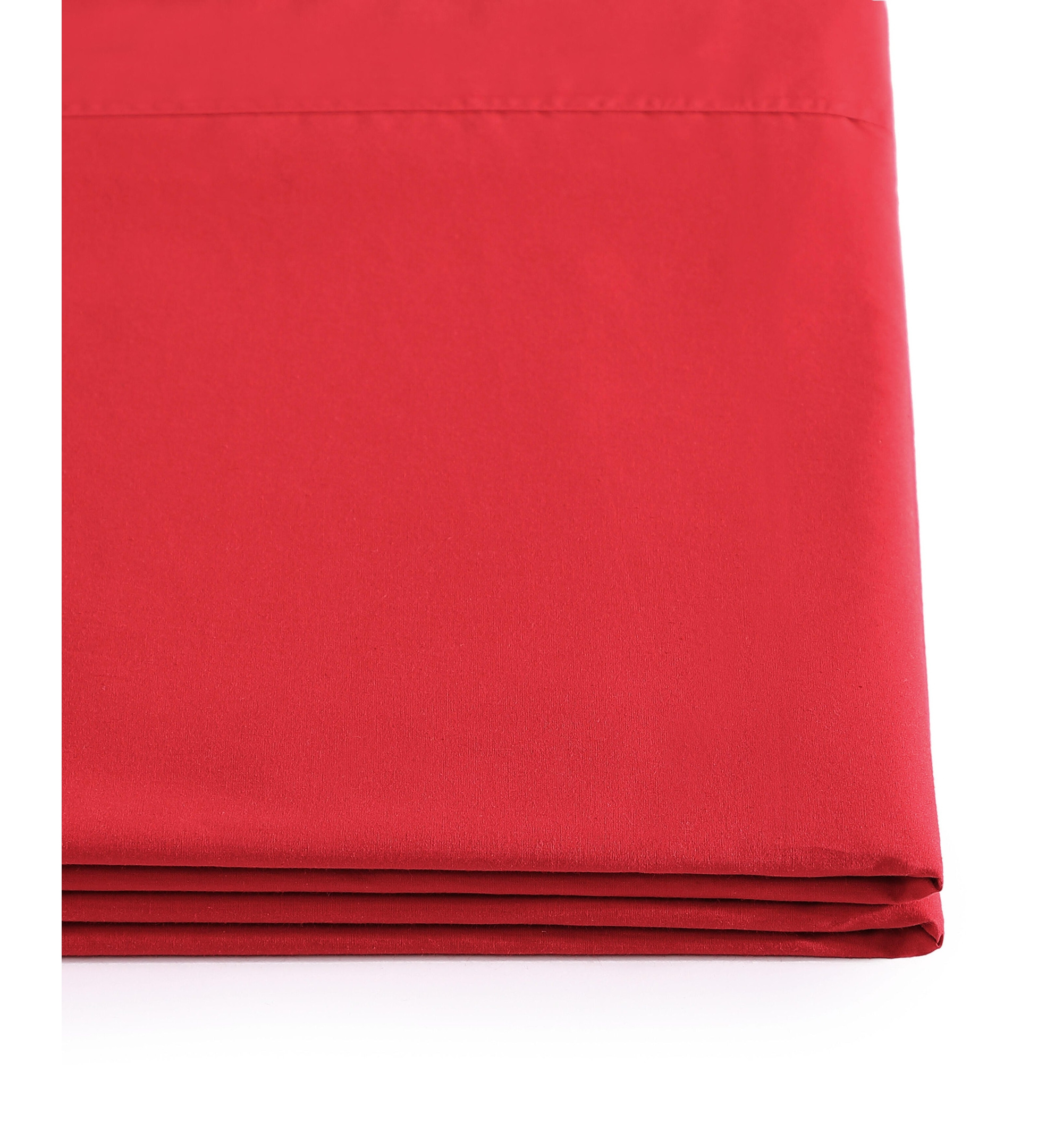 Tommy Hilfiger Solid 200-Thread Count Cotton Percale Sheet Set - Red