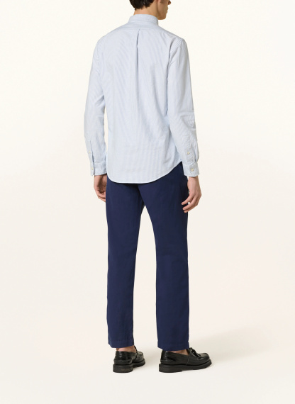 POLO RALPH LAUREN Oxfordhemd Slim Fit – HELLBLAU/ WEISS GESTREIFT