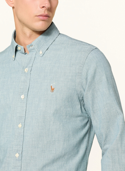 POLO RALPH LAUREN Jeanshemd Slim Fit – HELLBLAU