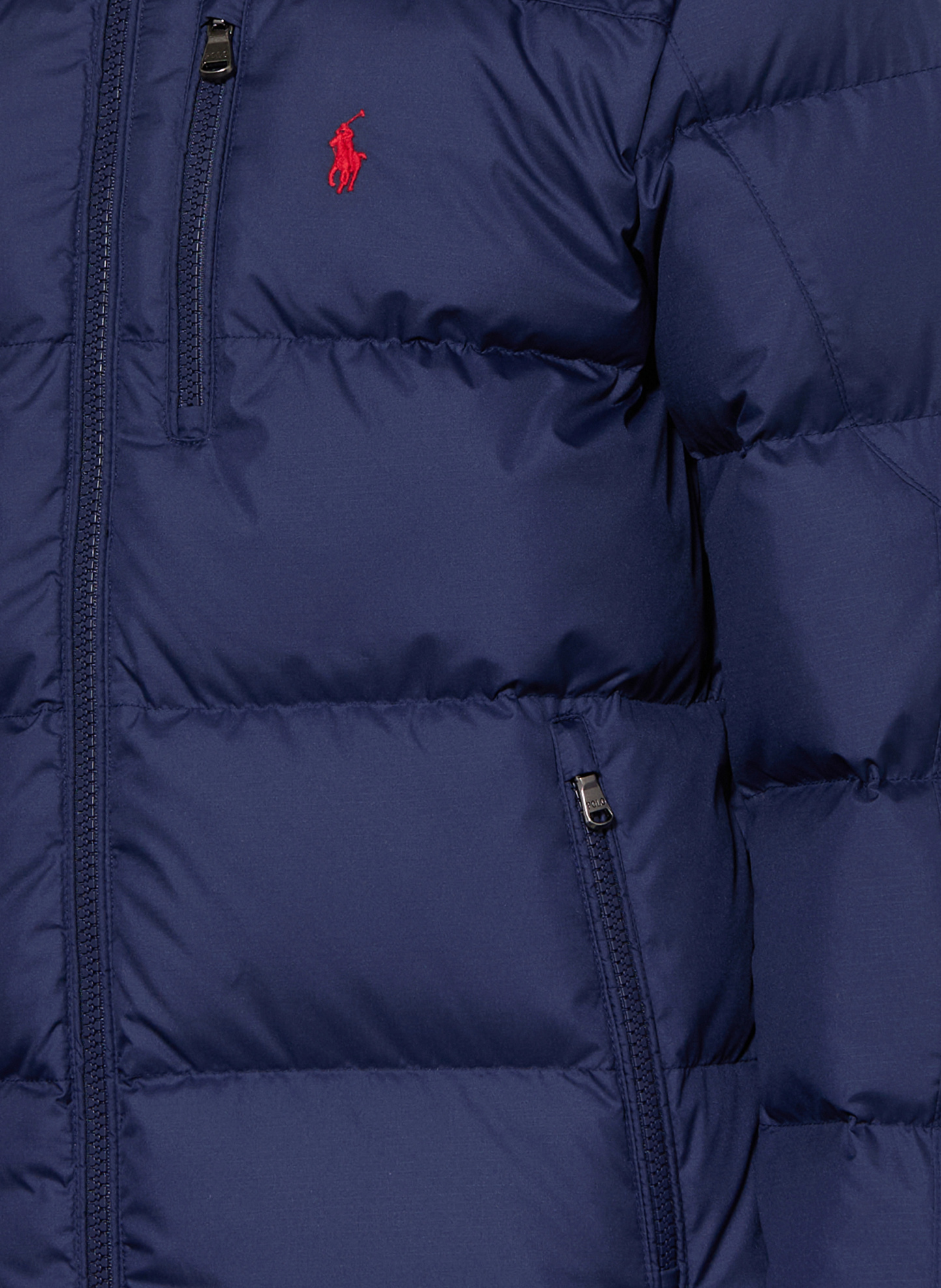 POLO RALPH LAUREN Daunenjacke mit abnehmbarer Kapuze – DUNKELBLAU