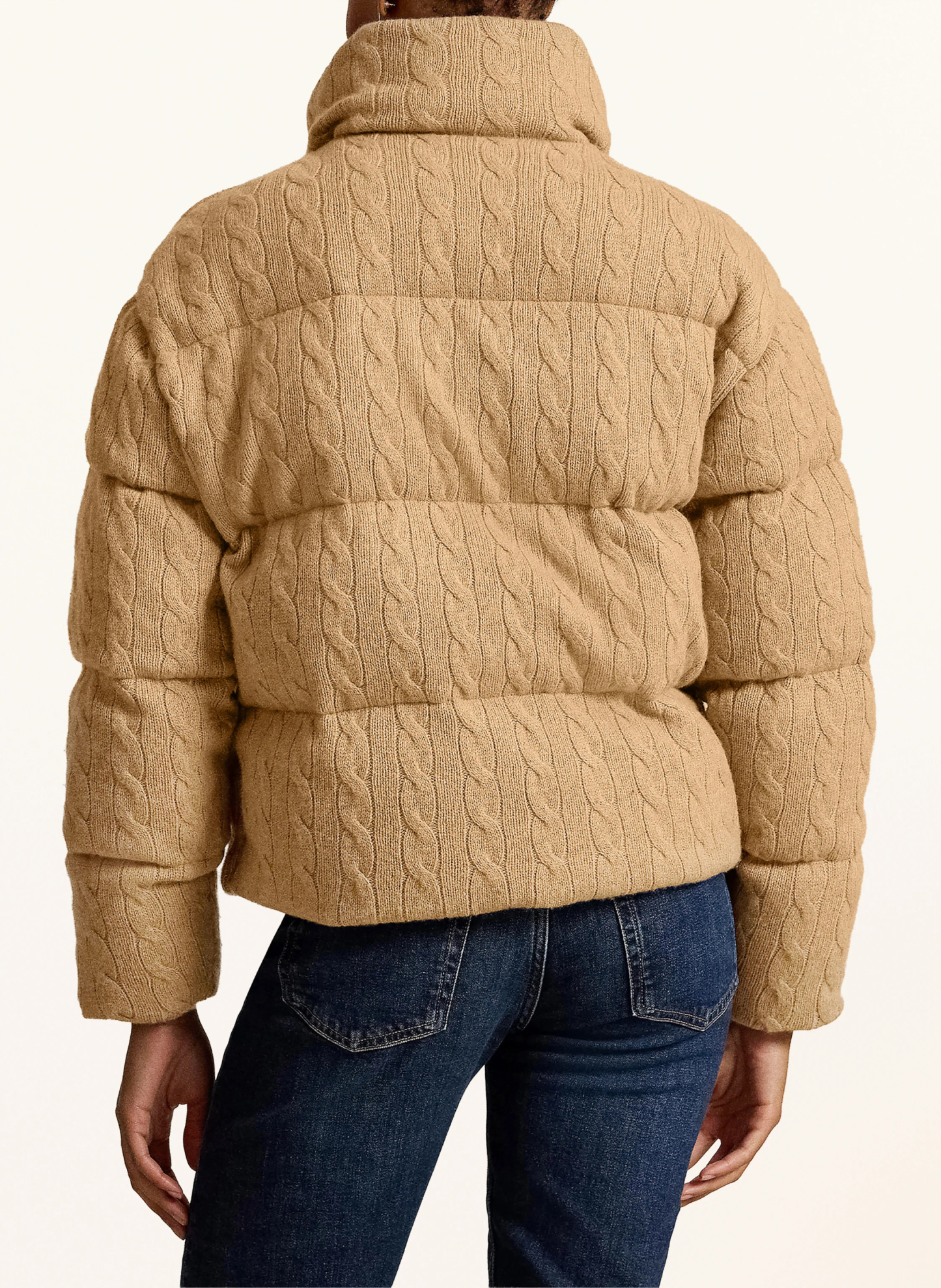 POLO RALPH LAUREN Steppjacke – CAMEL / DUNKELBLAU