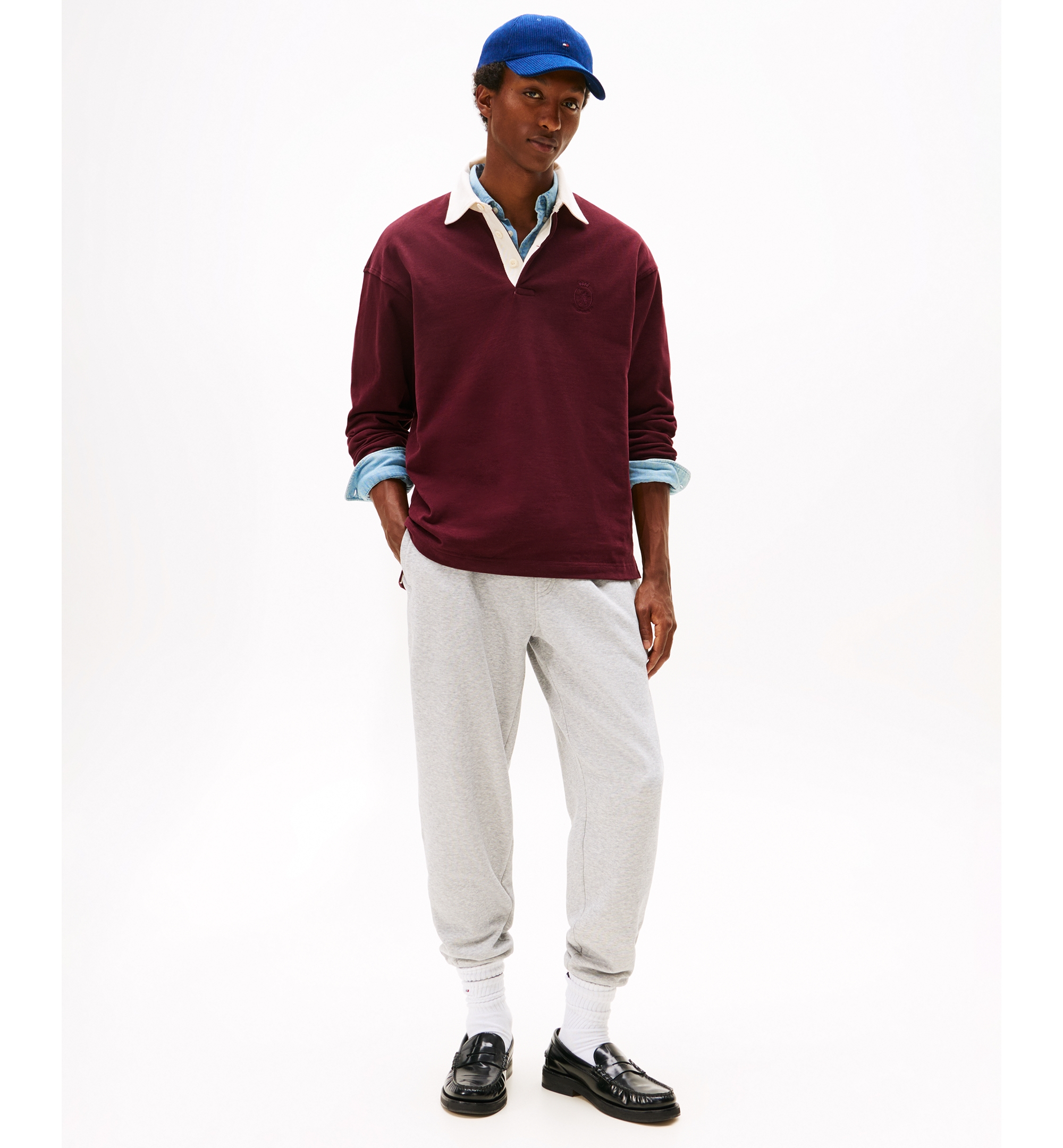 Tommy Hilfiger Men's Flag Logo Sweatpants - Light Grey Heather