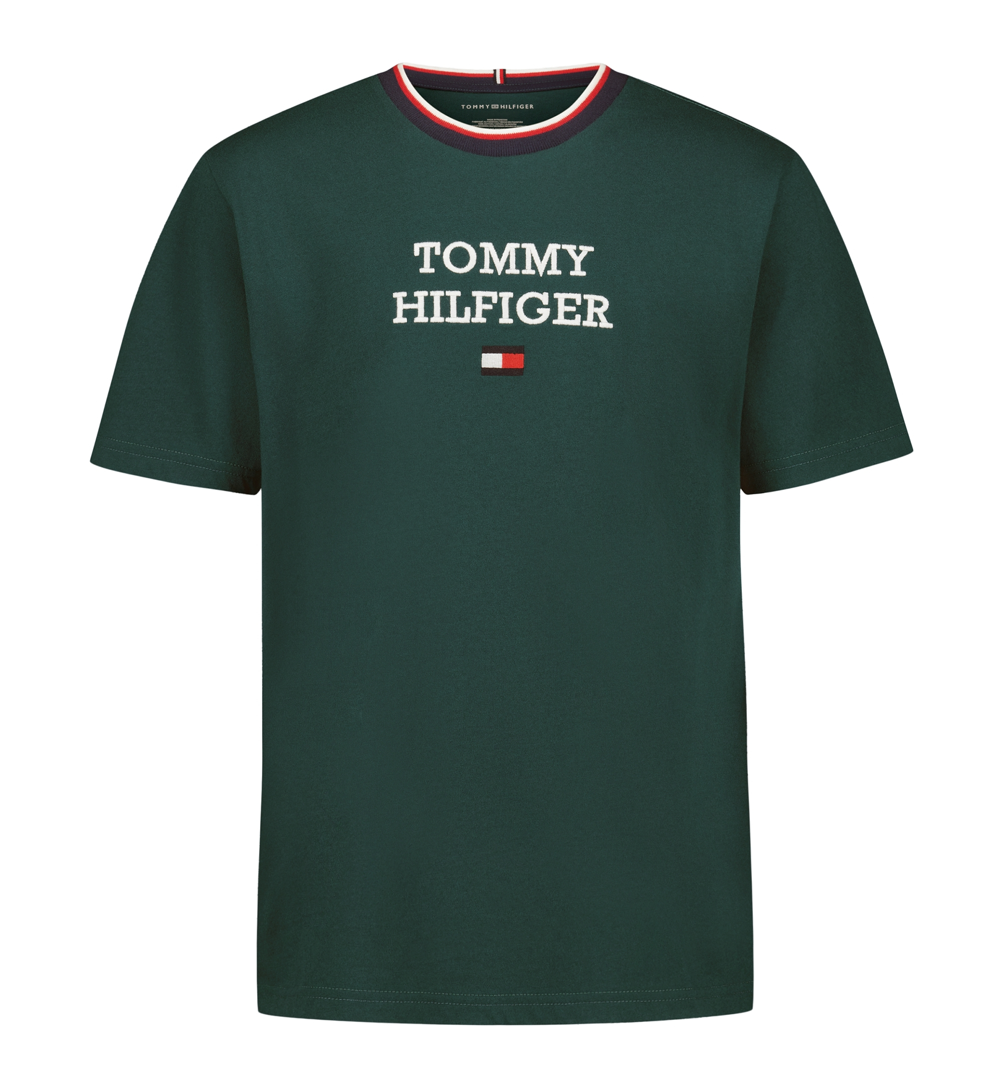 Tommy Hilfiger Boys' 8-20 Classic Lockup Short-Sleeve T-Shirts - June Bug