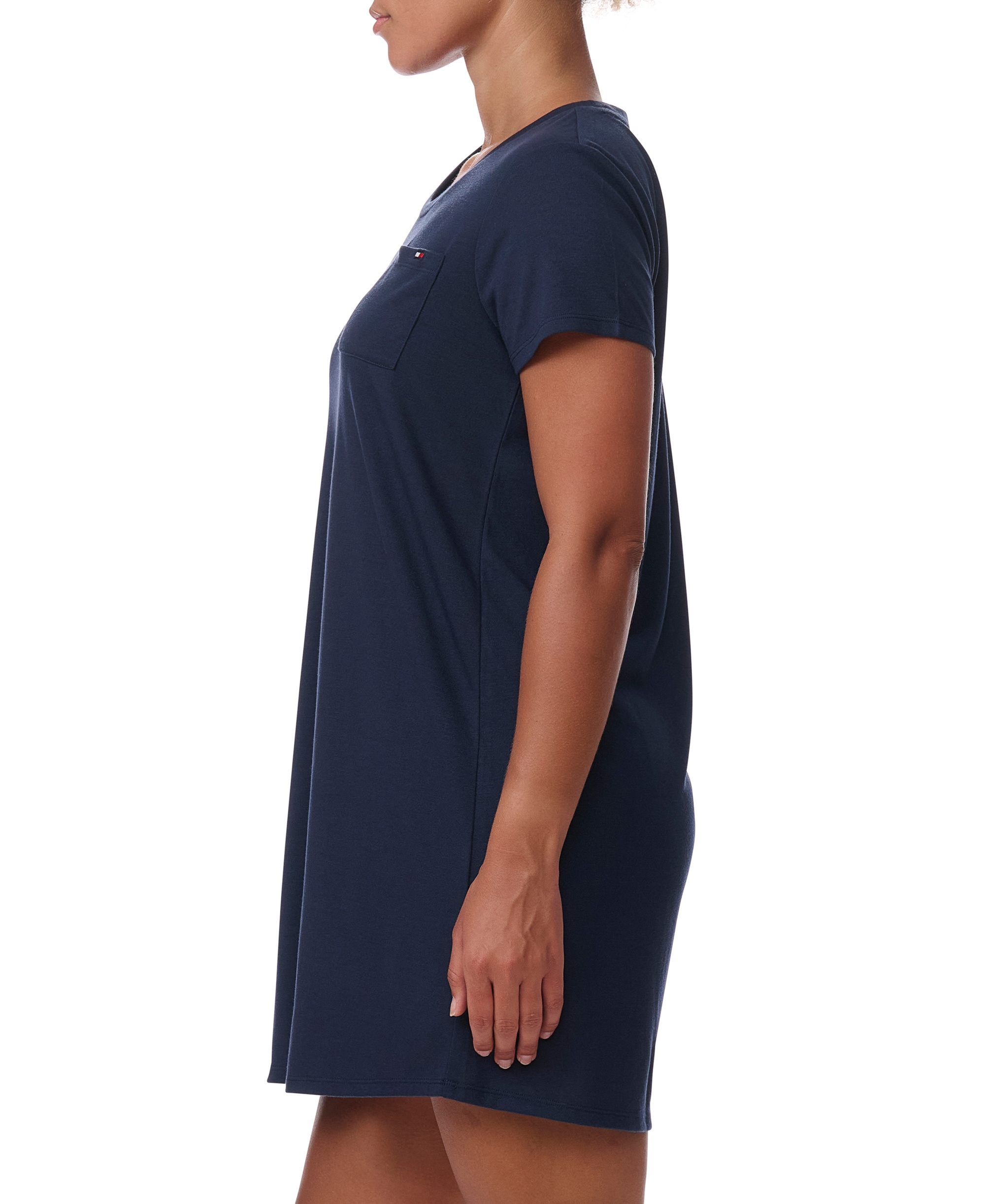 Tommy Hilfiger Women's Short-Sleeve Crewneck Sleepshirt - Sky Captain