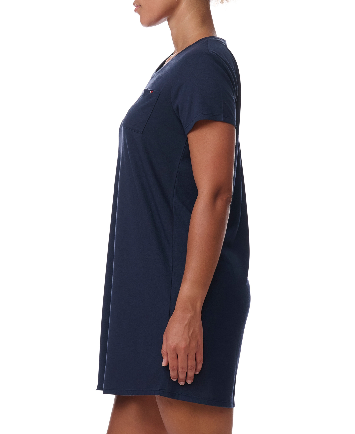 Tommy Hilfiger Women's Short-Sleeve Crewneck Sleepshirt - Sky Captain