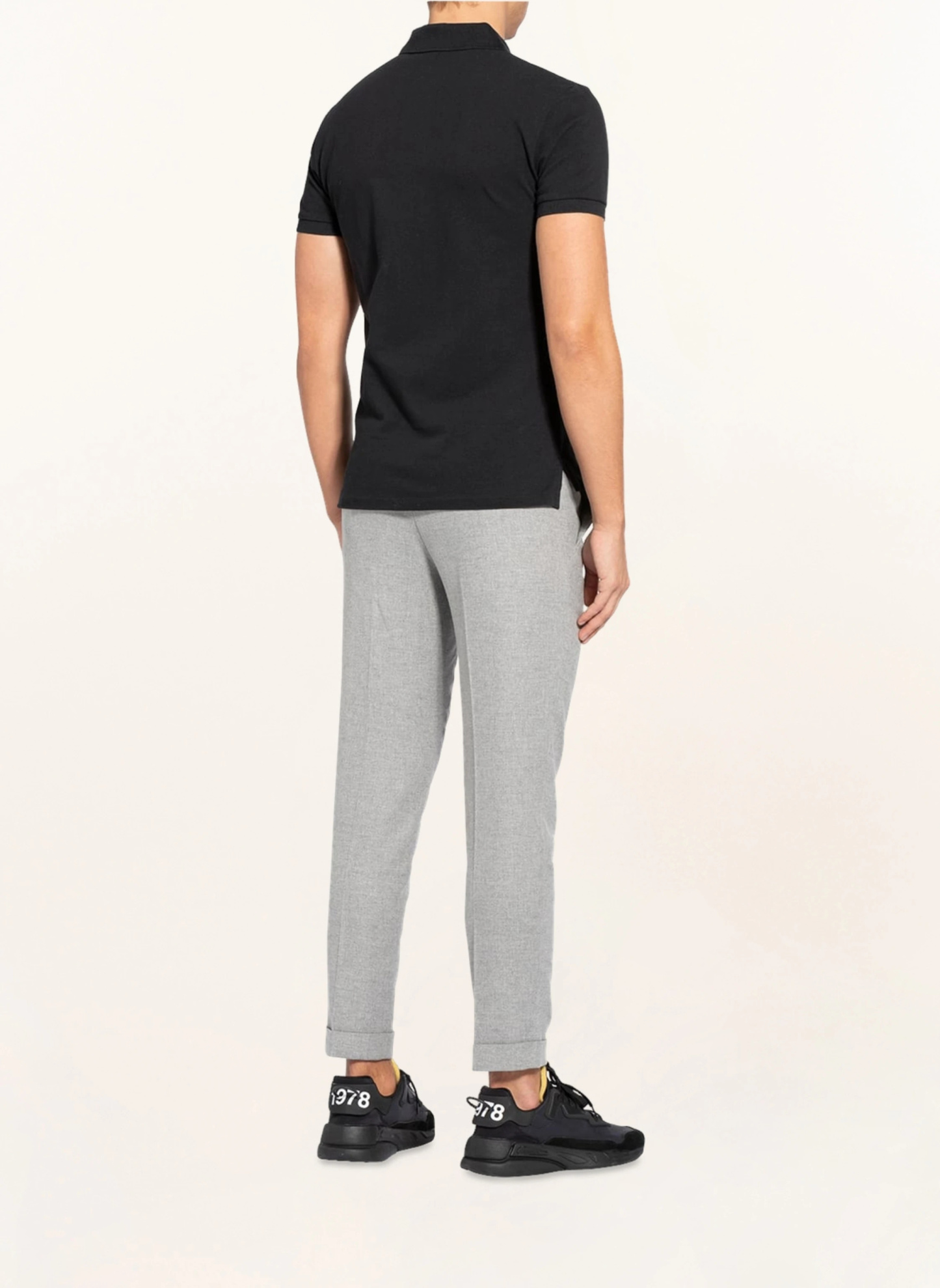POLO RALPH LAUREN Piqué-Poloshirt Slim Fit – SCHWARZ
