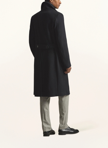 POLO RALPH LAUREN Wollmantel MELTON – SCHWARZ