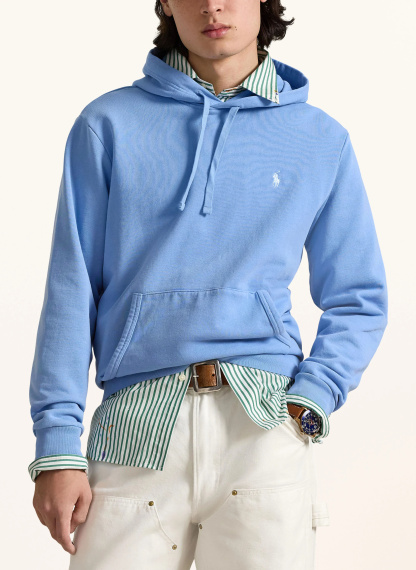 POLO RALPH LAUREN Hoodie – HELLBLAU / WEISS