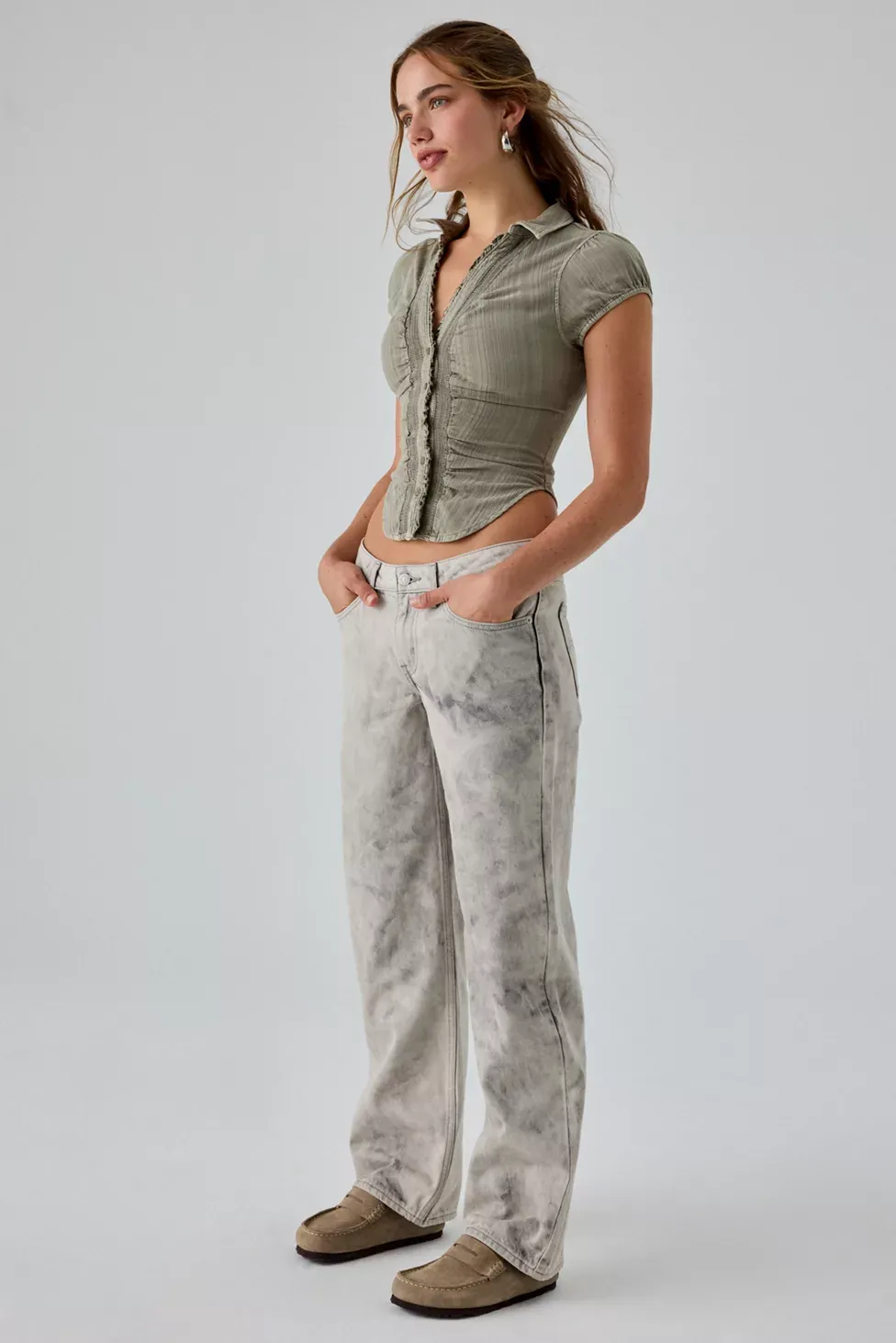 Levi’s® Low Loose Jeans - Soft Smoke LB