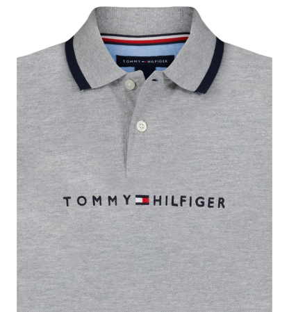 Tommy Hilfiger Boys' 8-20 Tomas Short-Sleeve Tipped Polo Shirt - Grey Heather