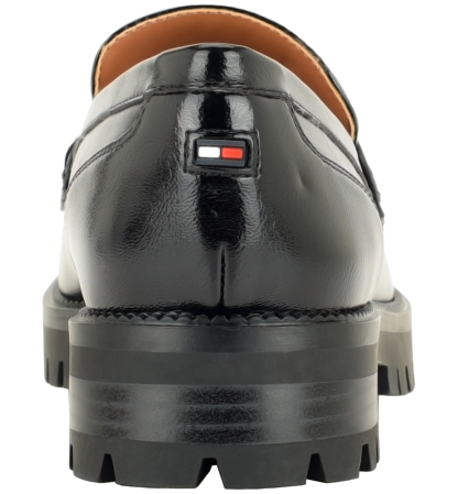 Tommy Hilfiger Women's Yesen Lug Sole Penny Loafers - Black Patent