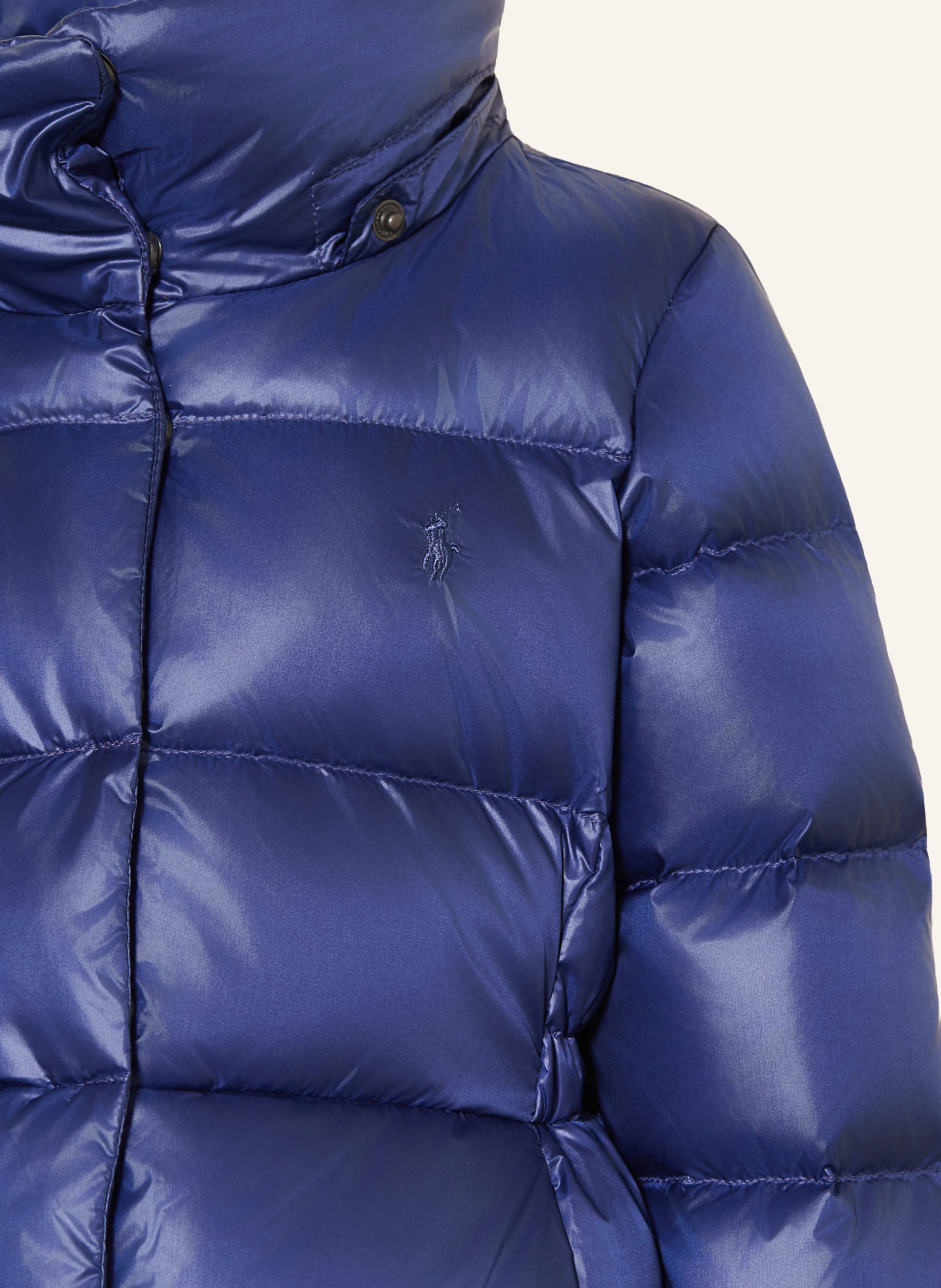 POLO RALPH LAUREN Daunenmantel mit abnehmbarer Kapuze – DUNKELBLAU