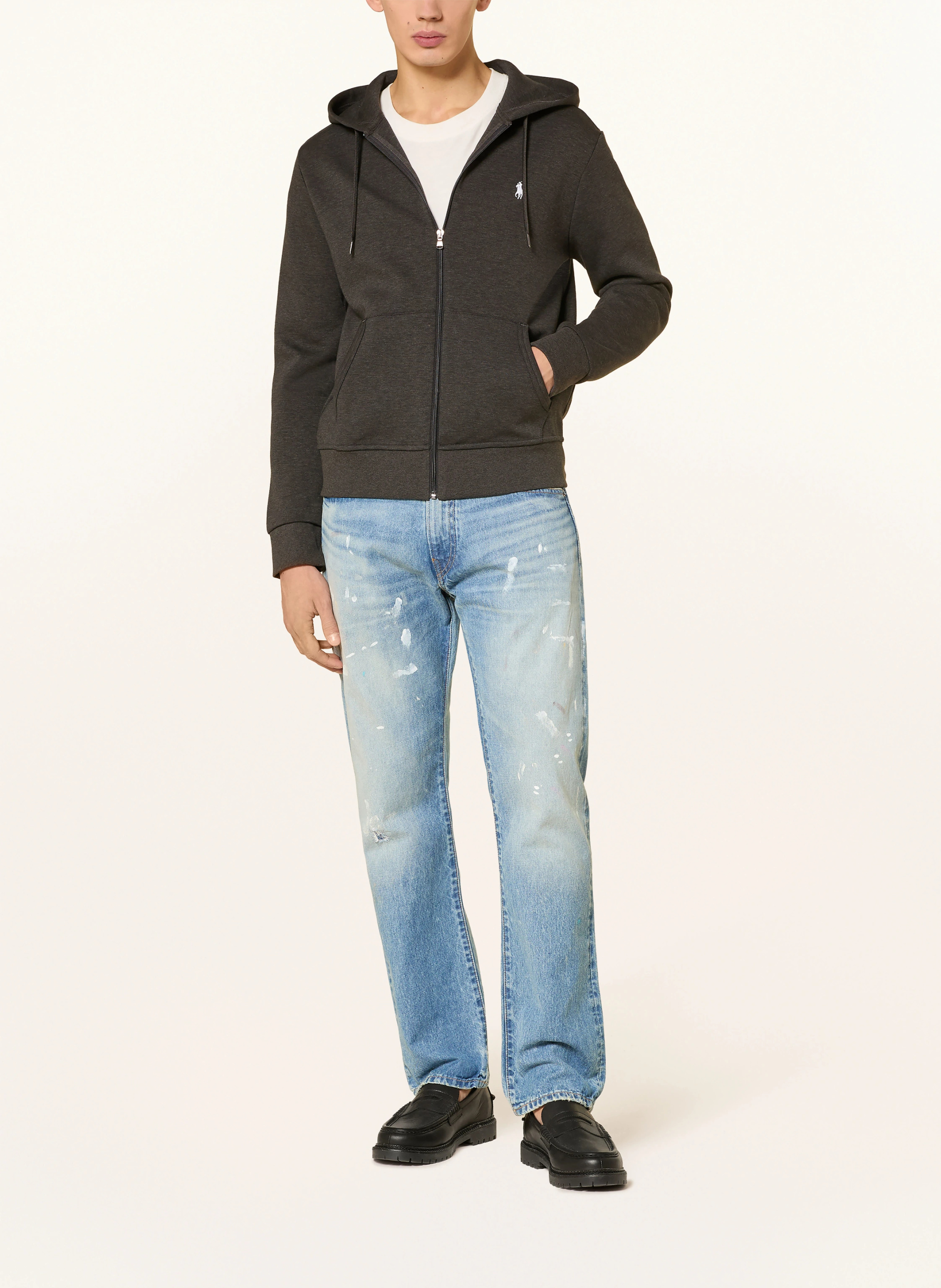 POLO RALPH LAUREN Sweatjacke – DUNKELGRAU