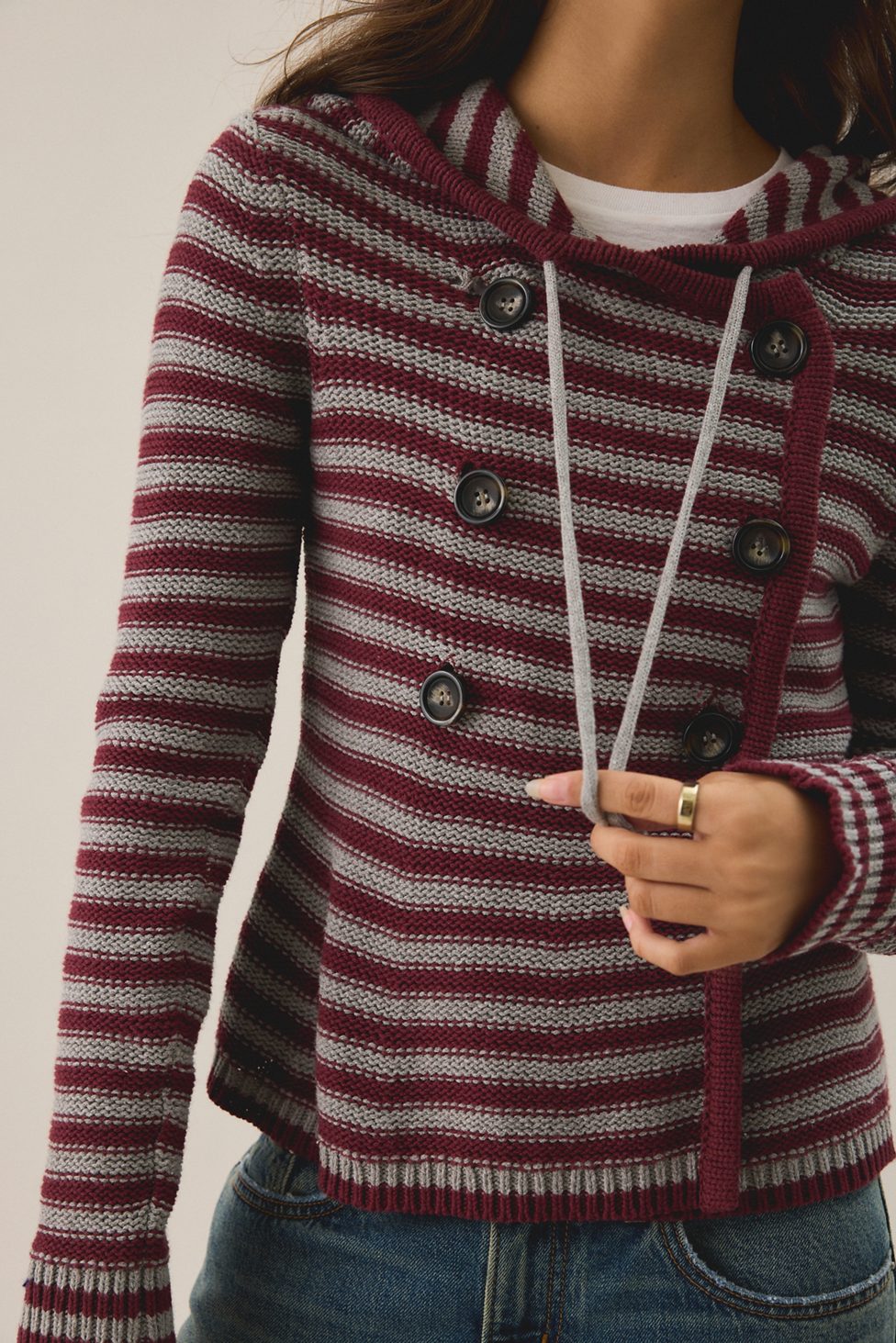 BDG Off Campus Hoodie Sweater - Brown