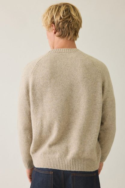 UO Core Crew Ultra-Soft Yarn Crew Neck Sweater - Taupe