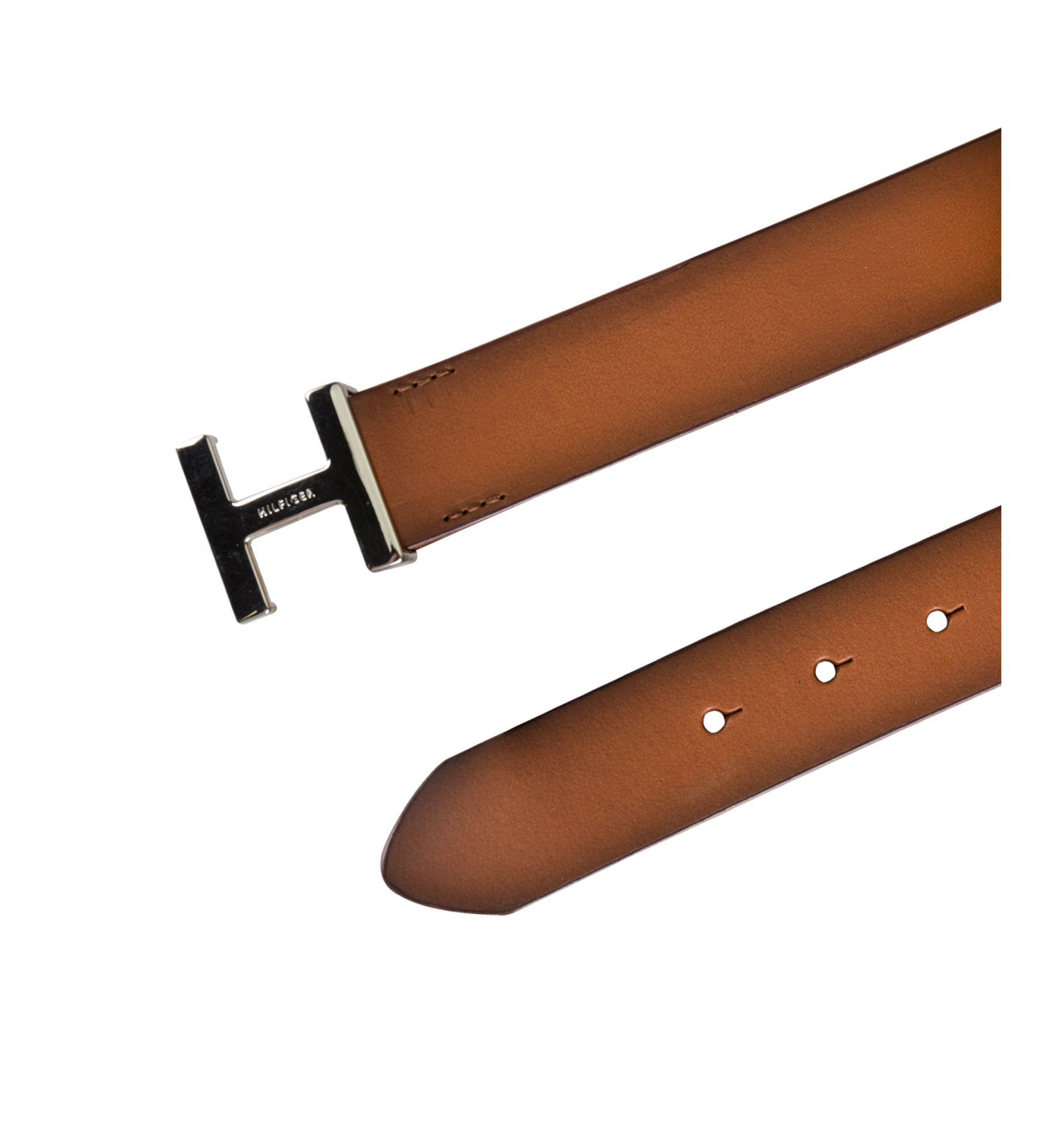 Tommy Hilfiger Women's H Monogram Buckle Belt - Tan