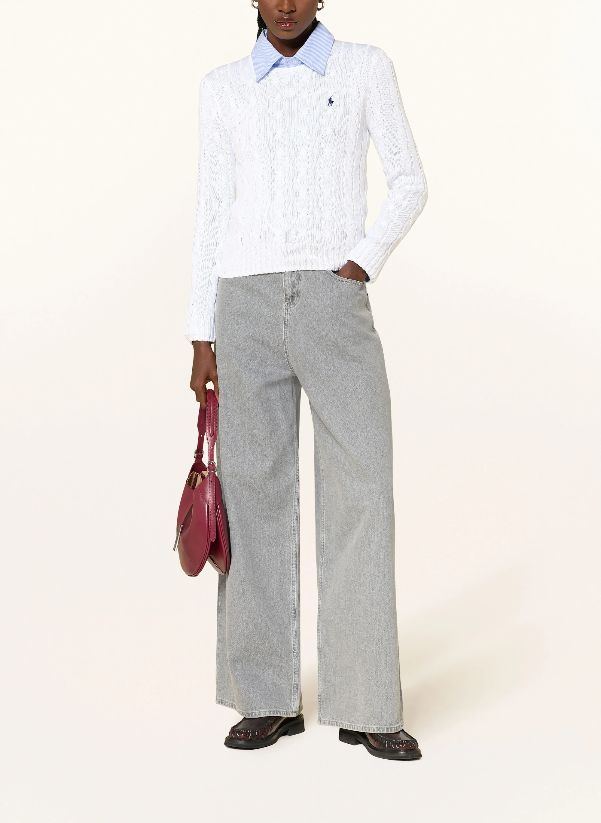 POLO RALPH LAUREN Pullover – WEISS
