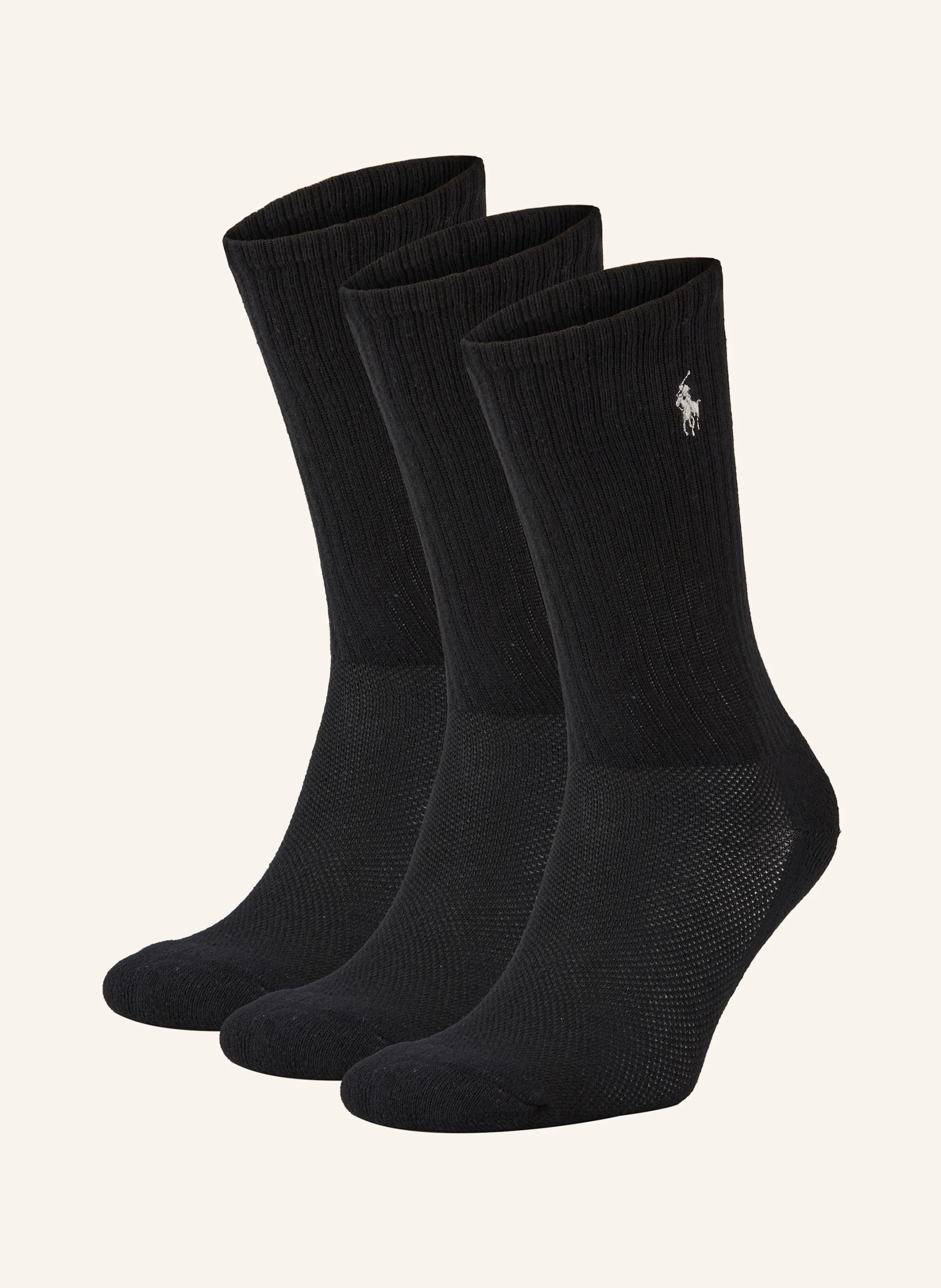 POLO RALPH LAUREN 3er-Pack Socken – SCHWARZ