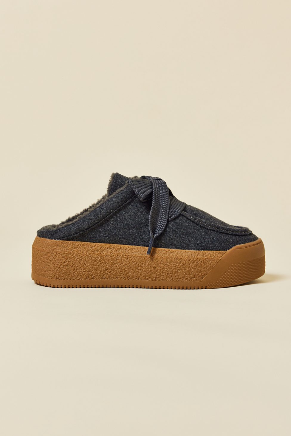 BC Footwear By Seychelles Evolution Platform Mules - Dark Grey