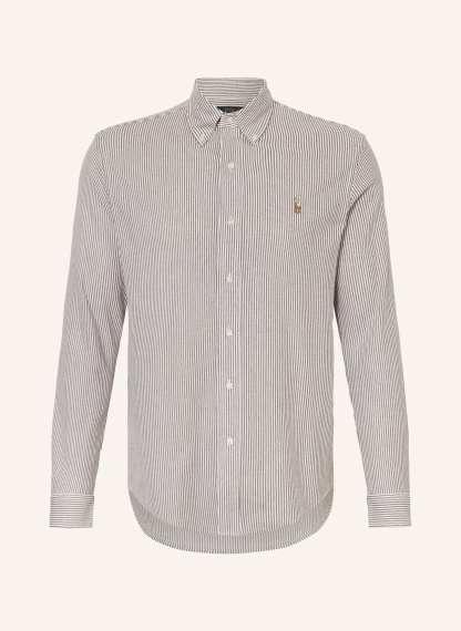 POLO RALPH LAUREN Oxfordhemd Regular Fit – DUNKELROT / WEISS