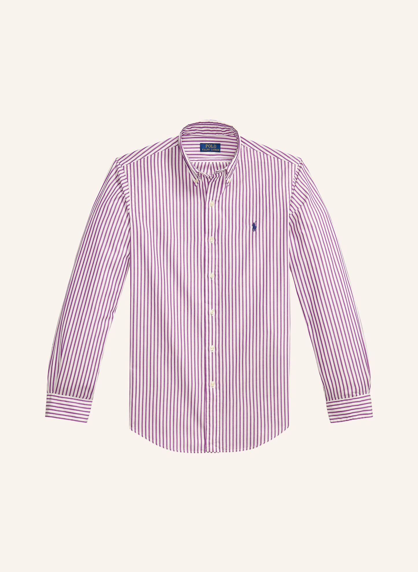 POLO RALPH LAUREN Hemd Custom Fit – LILA / WEISS (2)