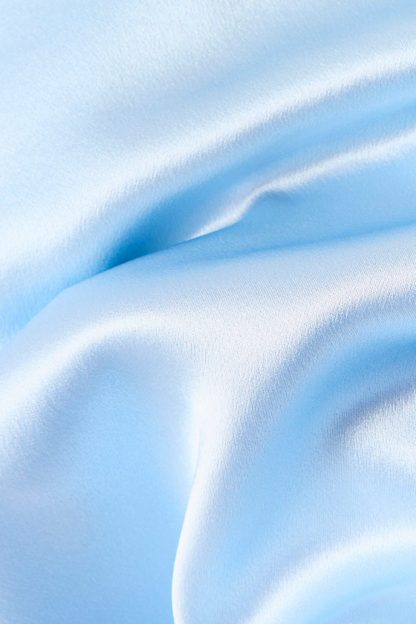 Drowsy Sleep Co. Queen Silk Pillowcase - Blue Belle