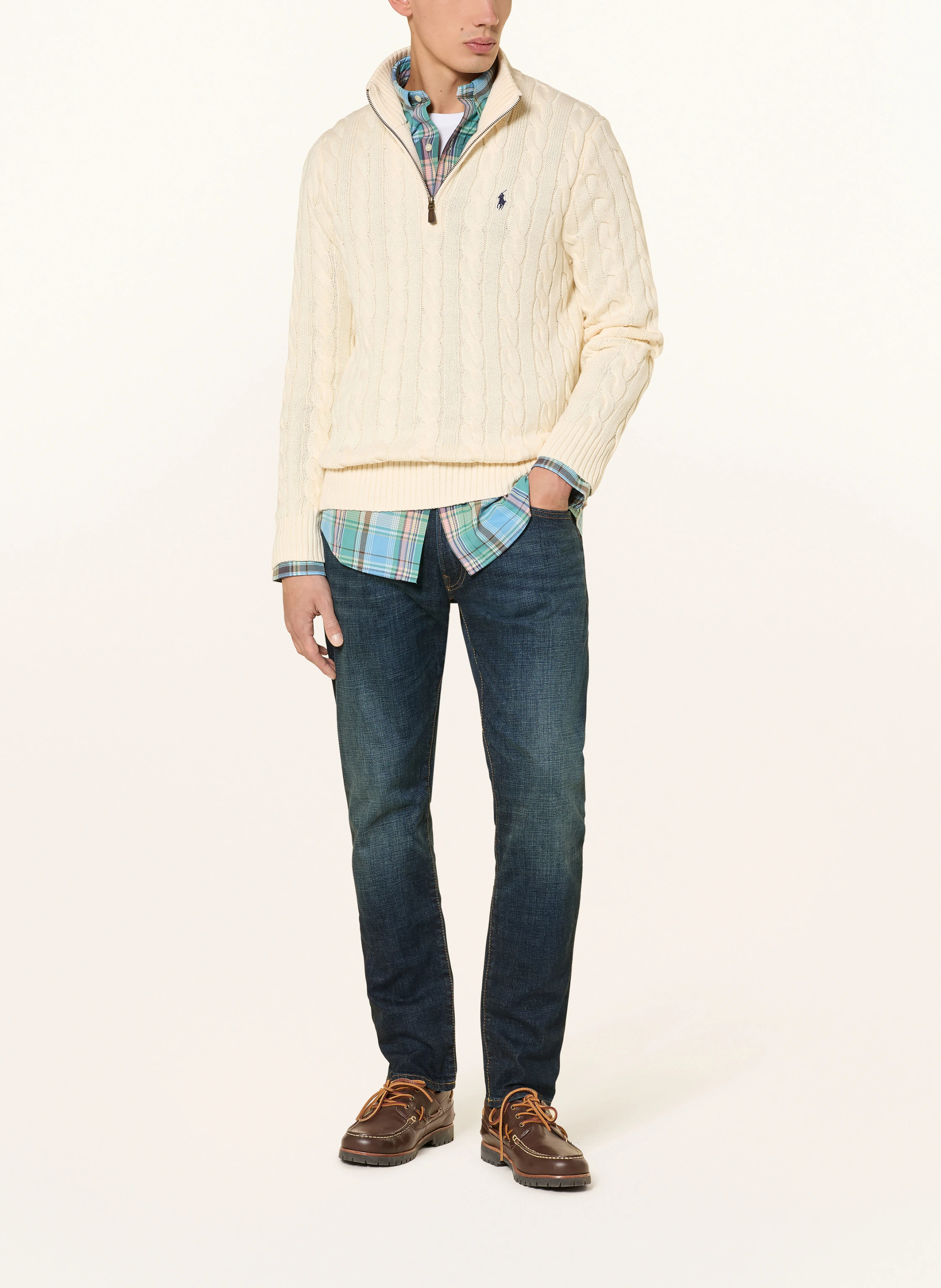 POLO RALPH LAUREN Troyer – ECRU