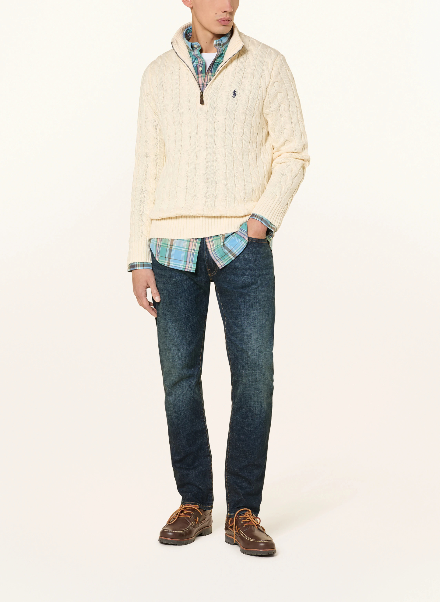 POLO RALPH LAUREN Troyer – ECRU