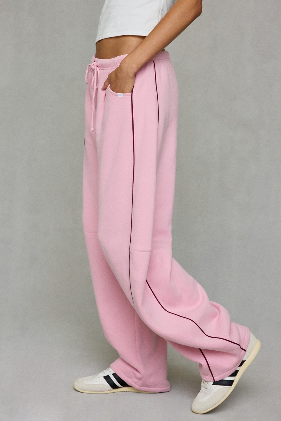 Out From Under Essential Barrel Leg 2.0 Sweatpants - Pink