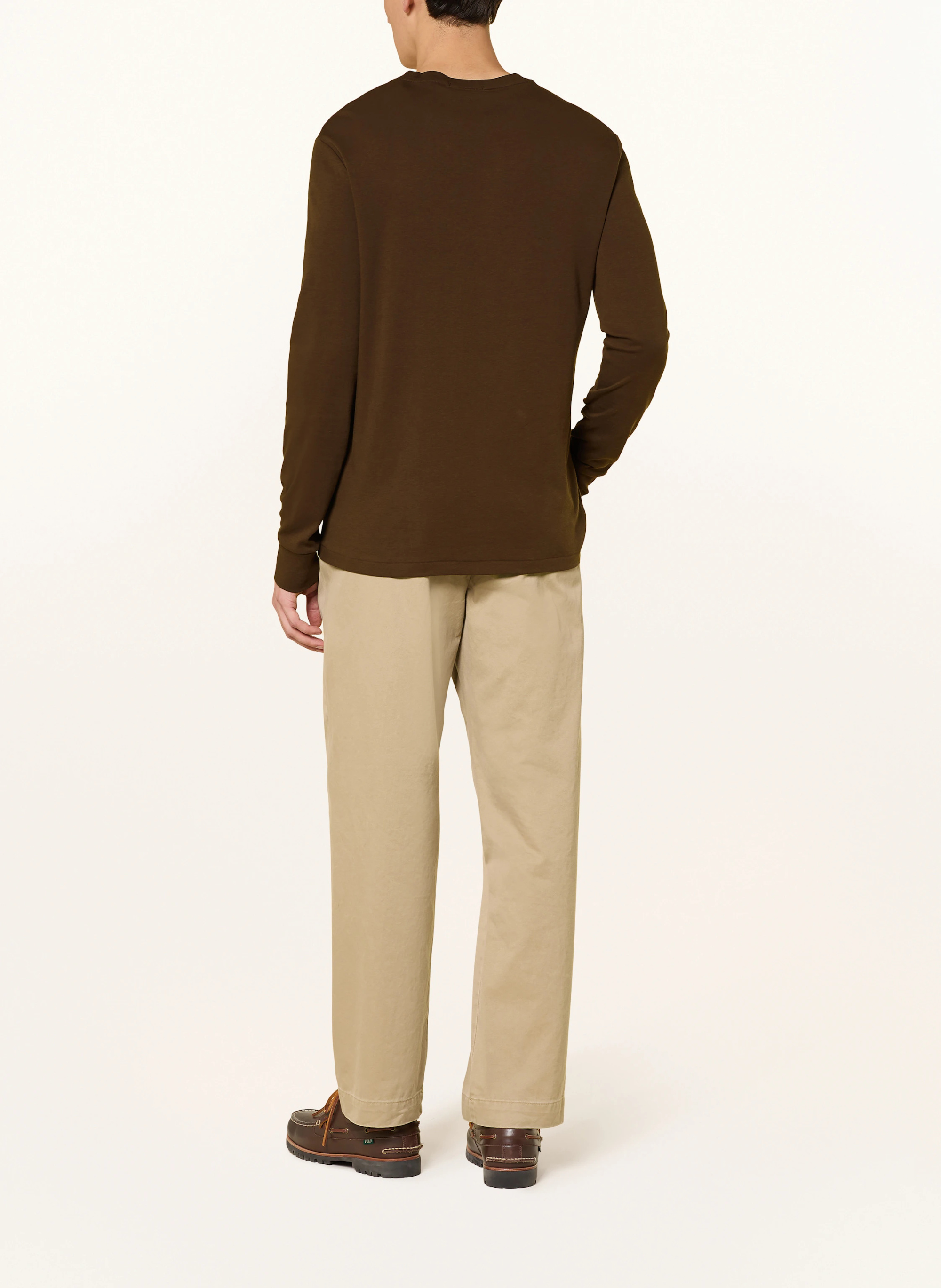 POLO RALPH LAUREN Longsleeve – DUNKELBRAUN