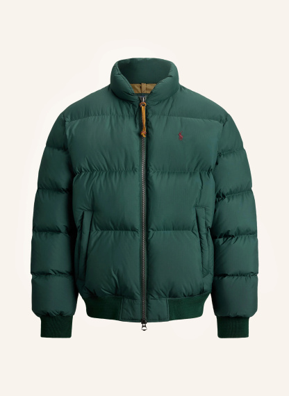 POLO RALPH LAUREN Daunenjacke – PETROL / DUNKELROT / DUNKELGRÜN