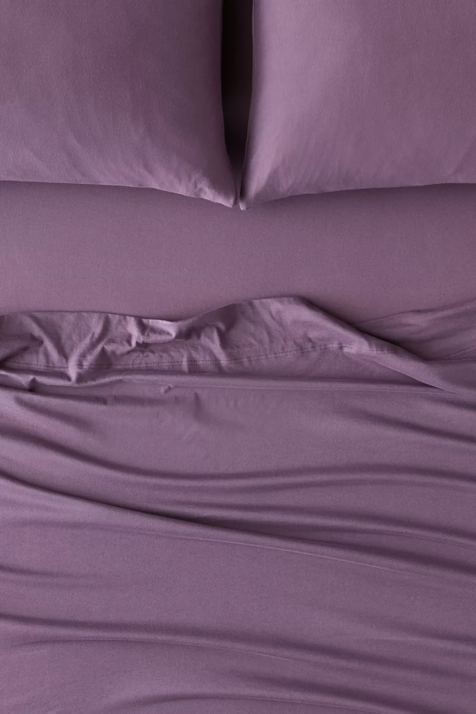 Soft Tee Jersey Cotton Sheet Set - Purple