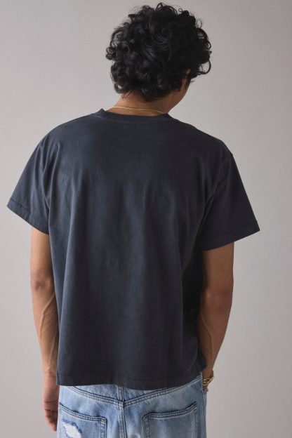 BDG Bonfire Cropped Tee - Black